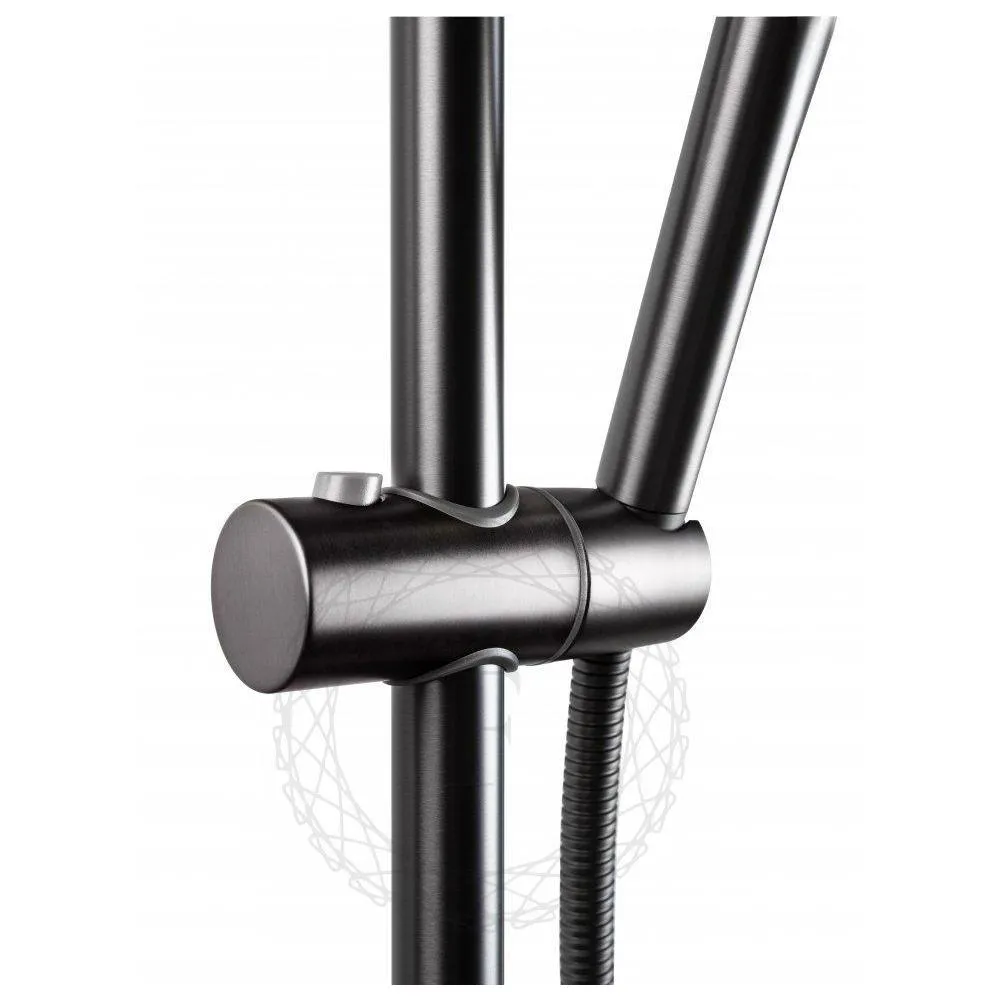 Душевая система FILARETE Roun FL2020BG, графит