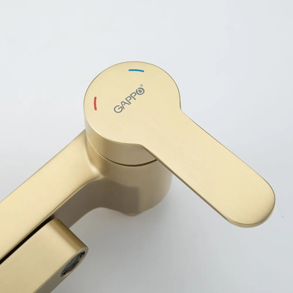 Душевая система GAPPO G2499-33, золотой сатин