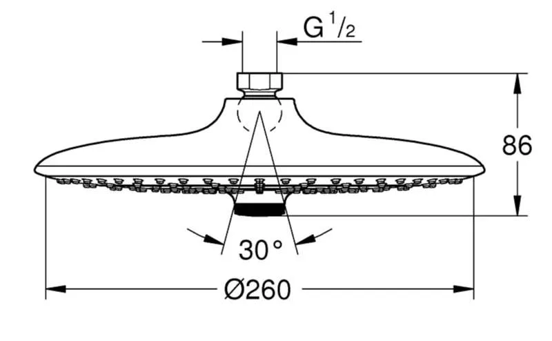Шланговое подключение Hansgrohe Fixfit Square 26455000 Хром