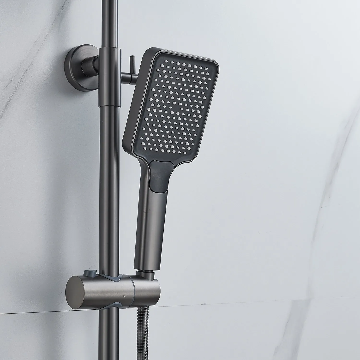 Душевая система Raffine F3699T, оружейная сталь