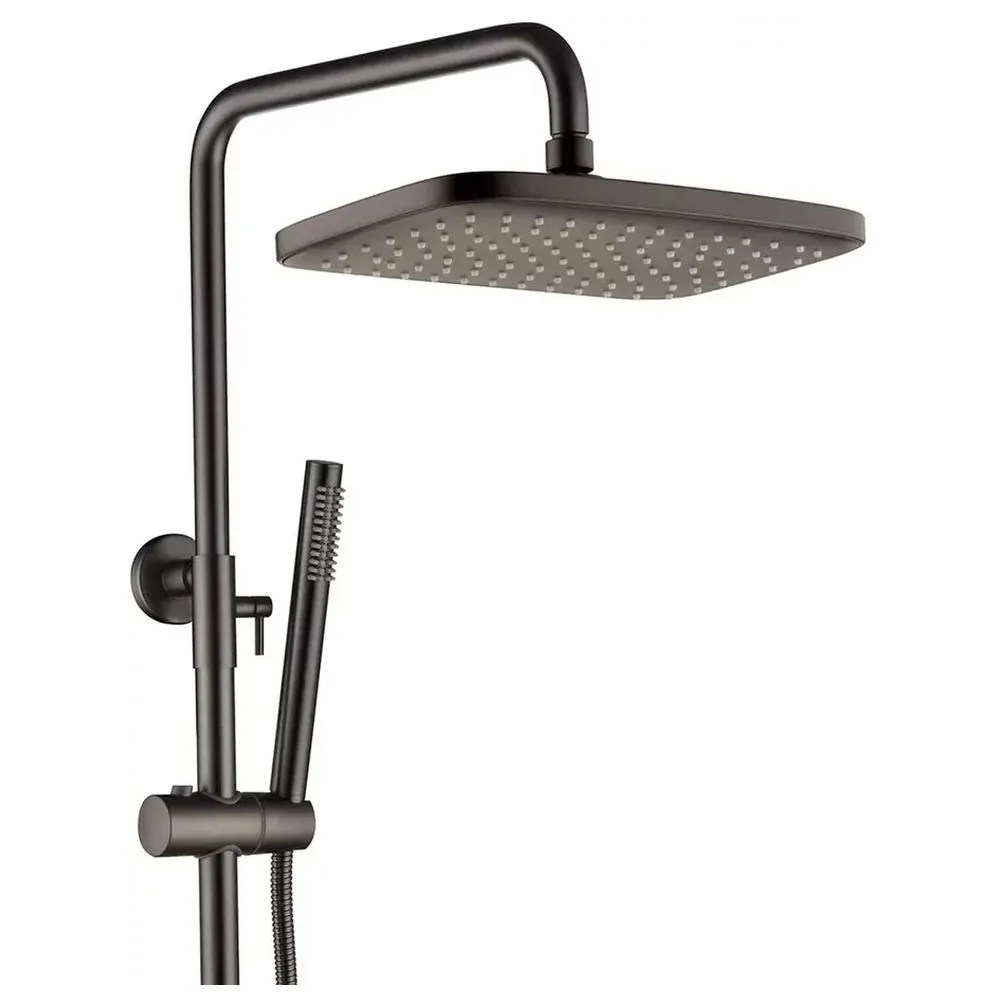 Душевая система с термостатом Grocenberg GB7038BG, графит