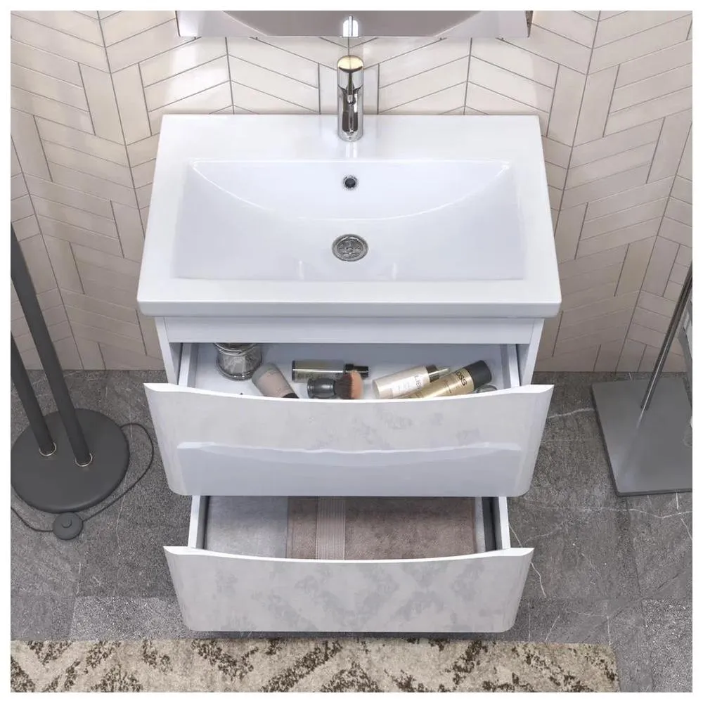 Тумба с раковиной напольная VIGO Glem  323-com, 70 см