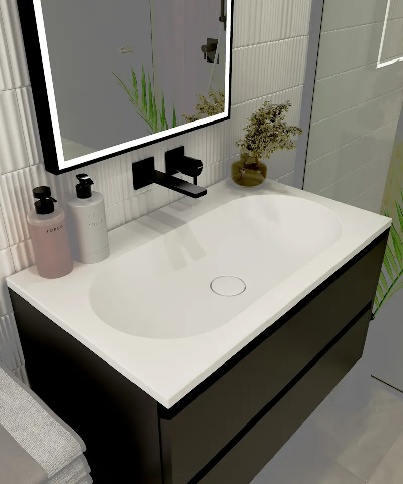 Раковина Florentina Гавана 90 см 10.260.00900.001, белая