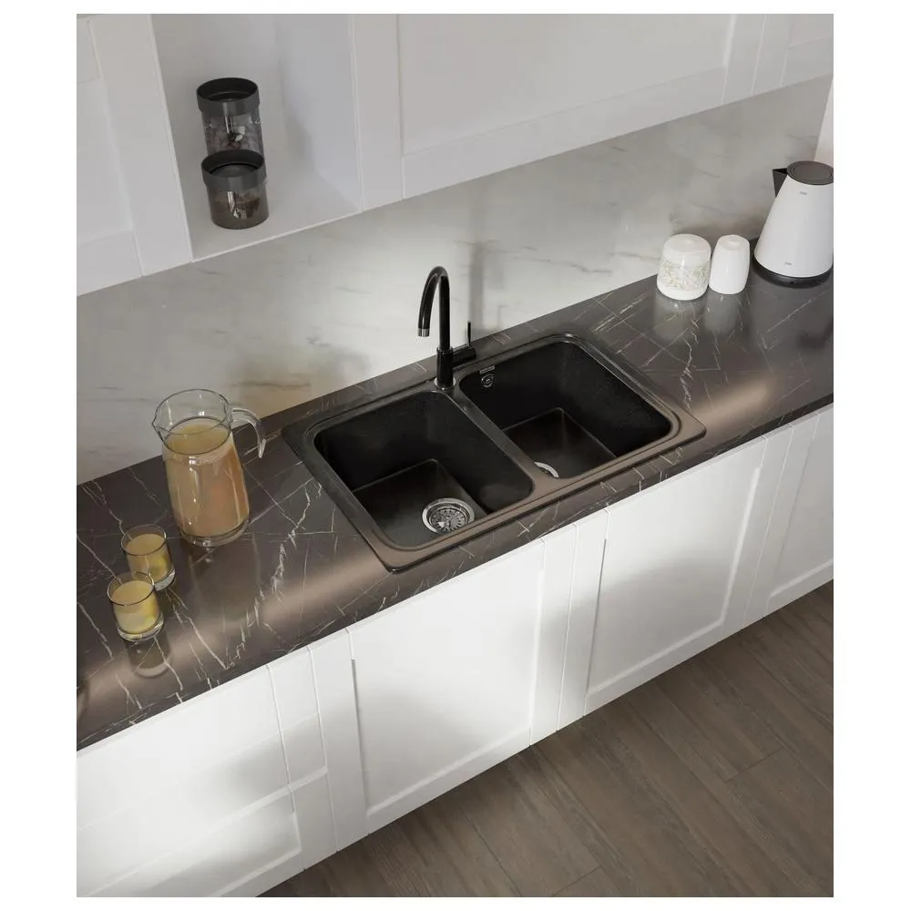 Кухонная мойка GranFest STANDART 780K, черный