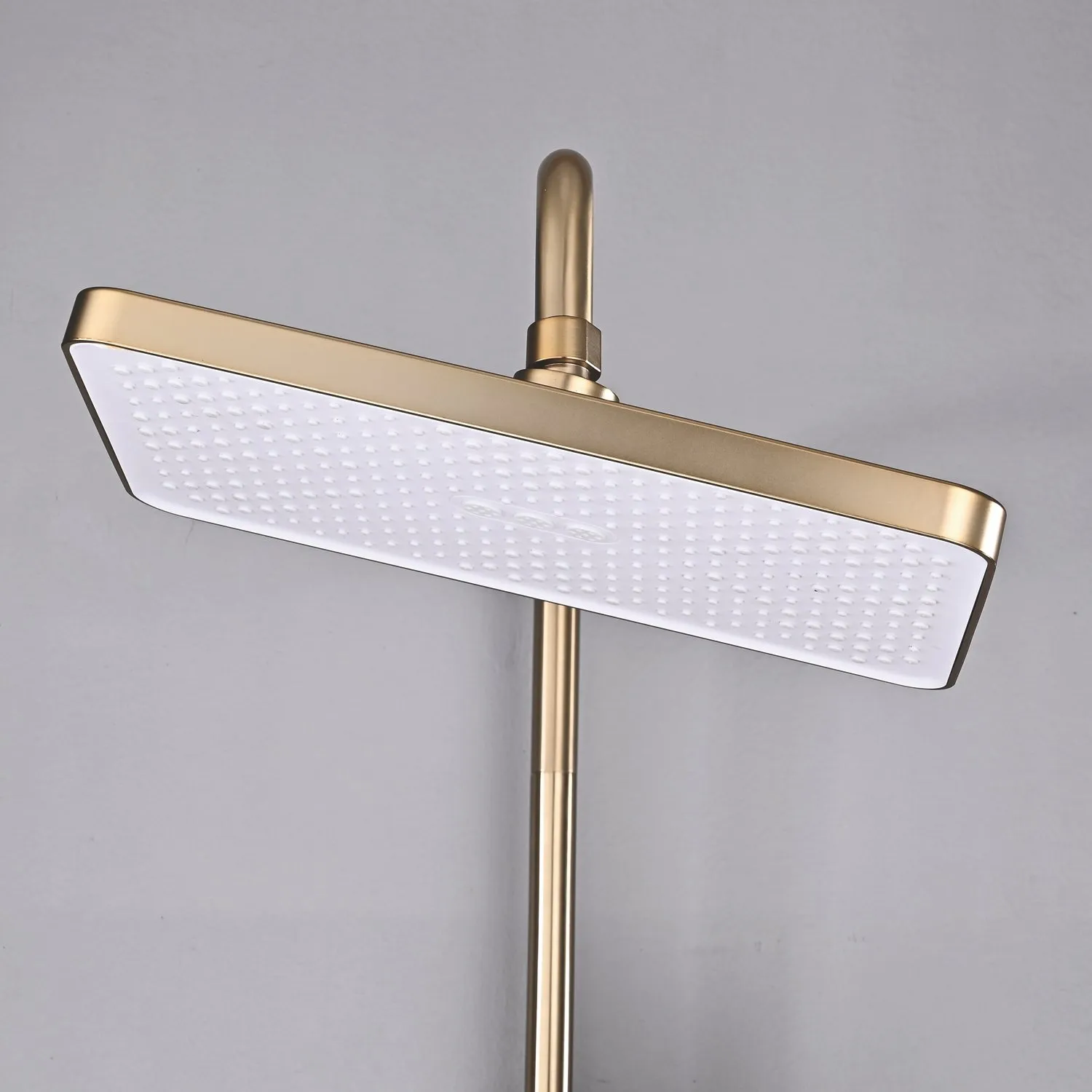 Душевая система Shevanik S6136G, золотой сатин