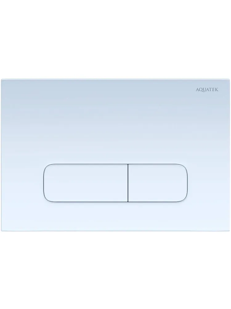 PNS-0000006 (002AQ) Панель смыва Белая для INSP-0000001 Pneumo S (клавиши прямоугольная)