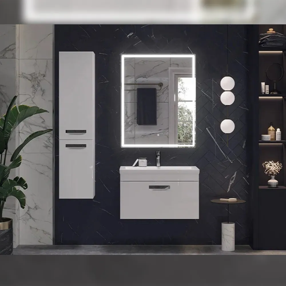 Тумба с раковиной подвесная Velvex Estea tp.EST.MOD.80.1Y, 80 см