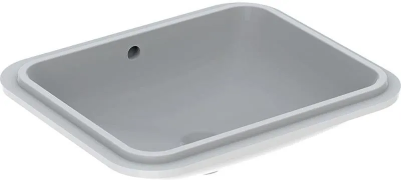 Раковина с установкой под столешницу Geberit VariForm прямоугольной формы (50х40 см) (500.764.01.2)
