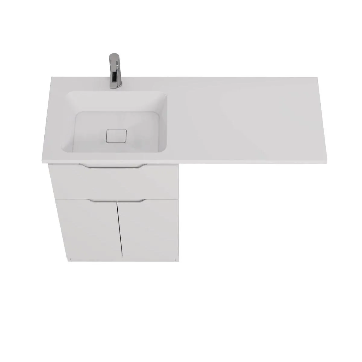 Тумба под раковину напольная Dreja Vega 60 см, белый