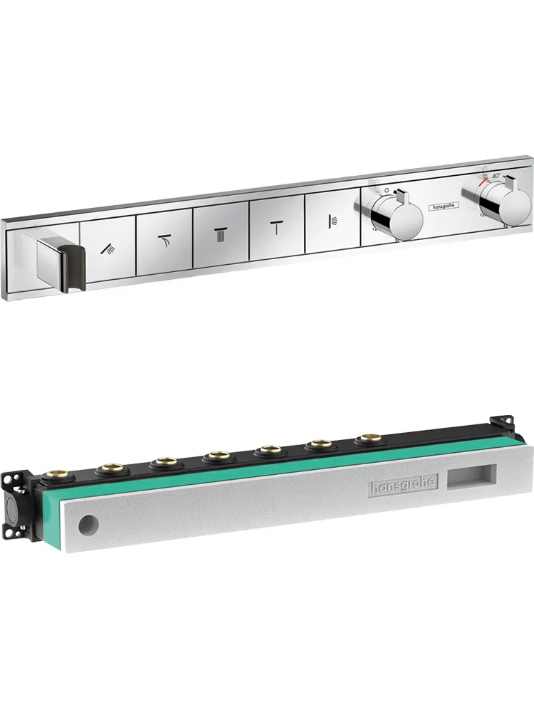 15358000S Set HG RainSelect термостатический смеситель для душа (15358000+15313180)