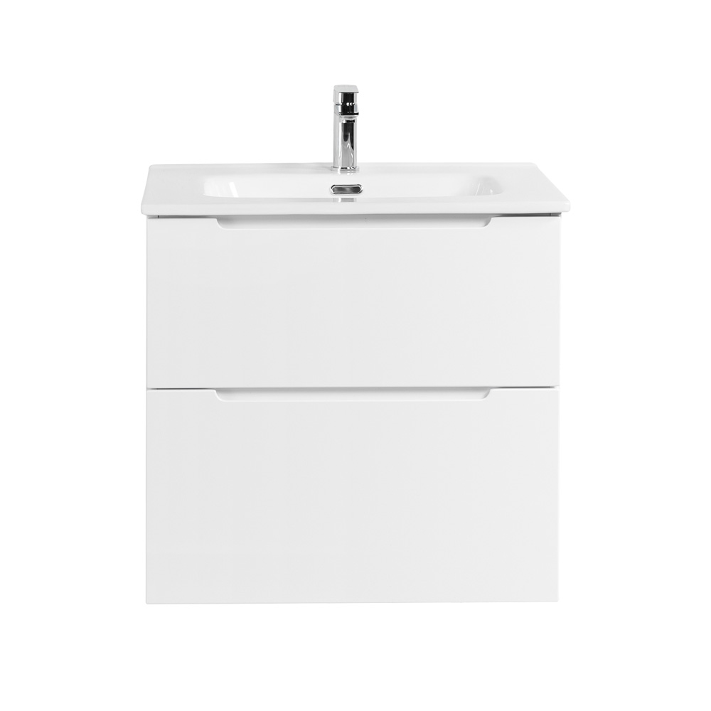 База под раковину подвесная BelBagno Etna H-60 600х600х450 мм, Bianco Lucido (ETNA-H60-600-2C-SO-BL-P)