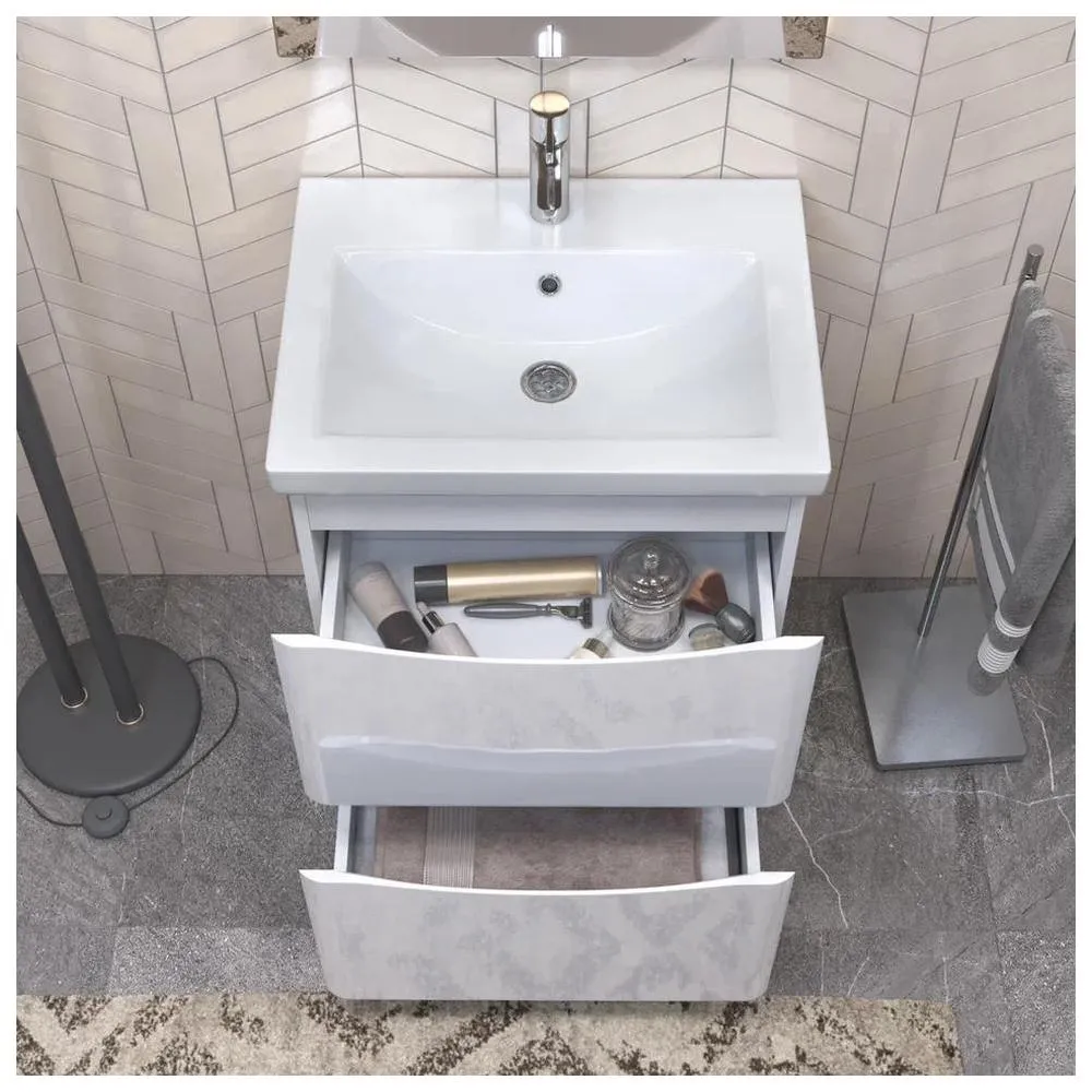 Тумба с раковиной напольная VIGO Glem  322-com, 60 см