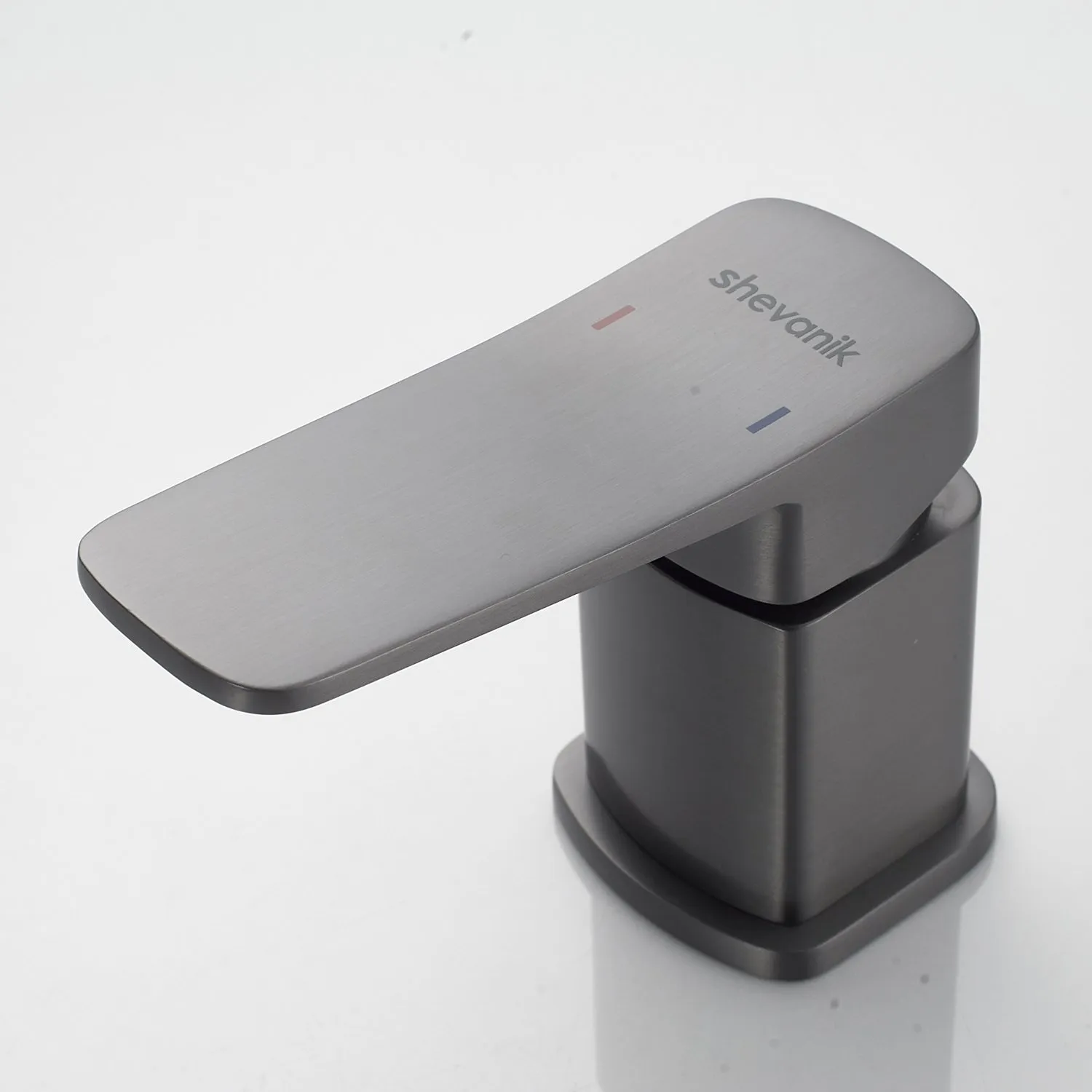 Смеситель на борт ванны Shevanik S9912T, оружейная сталь