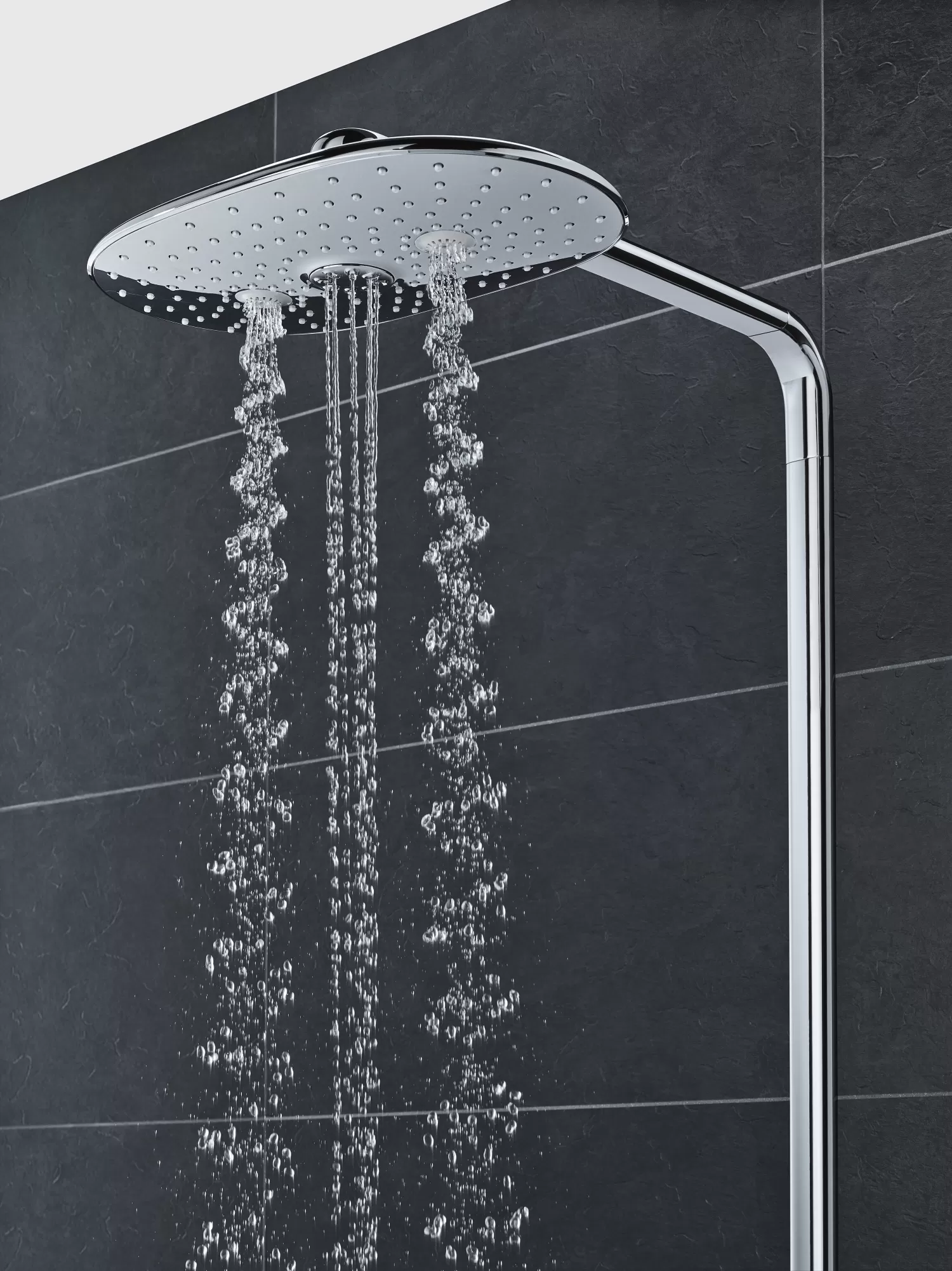 26250000 Rainshower SmartControl 360 DUO Душевая система с термостатическим смесителем для настенного монтажа, 3 режима верхнего душа, хром