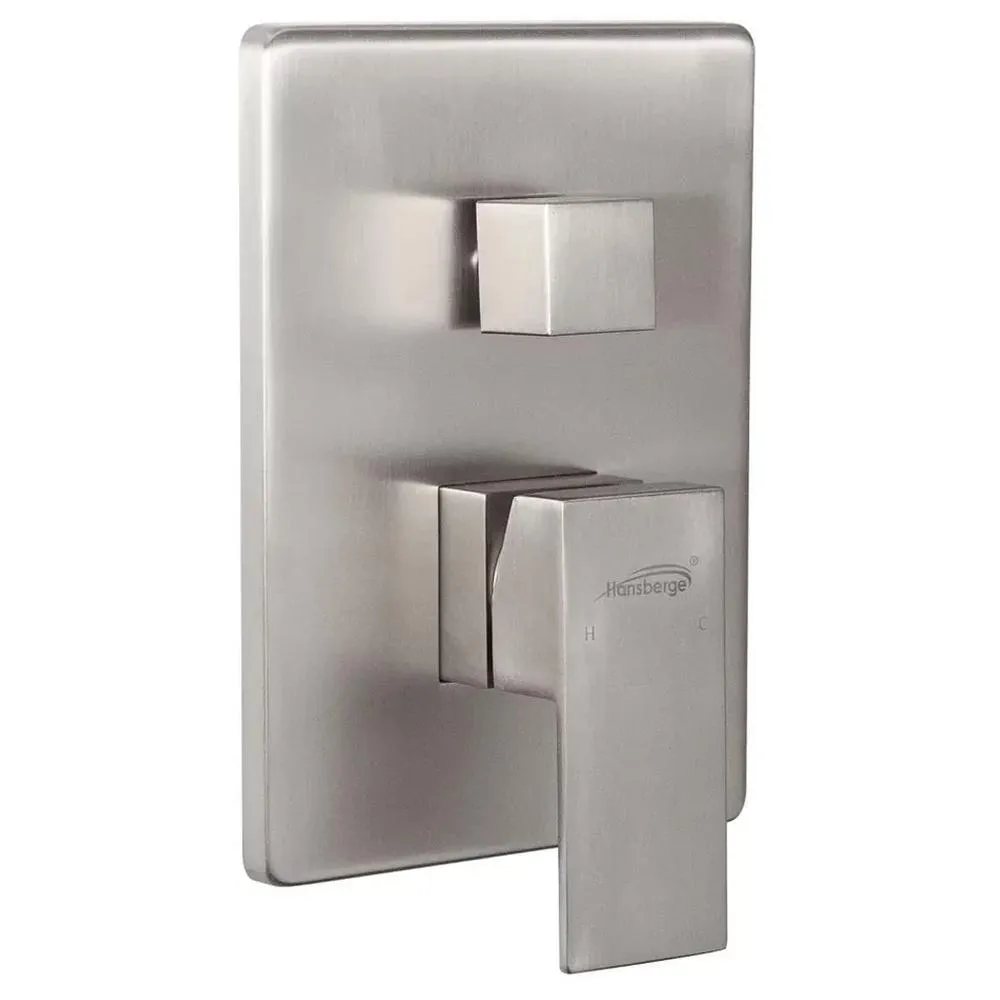 Душевая система встраиваемая (без излива) Hansberge H6070NK, никель