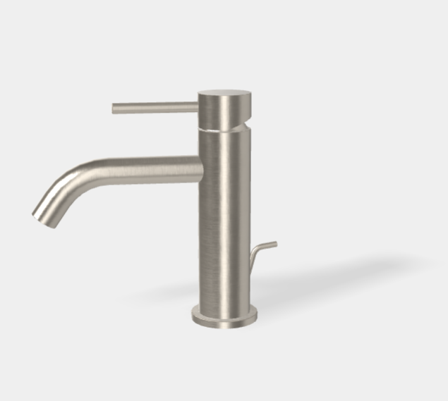 Смеситель для раковины Fima Carlo Frattini Spillo Up, брашированный никель (F3031XSSN.1)