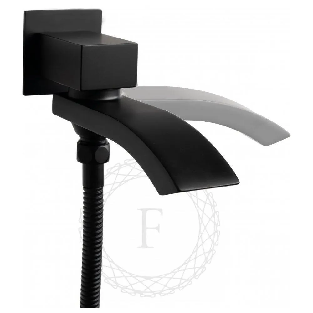 Душевая система встраиваемая FILARETE Waterfall FL1010BL, черный