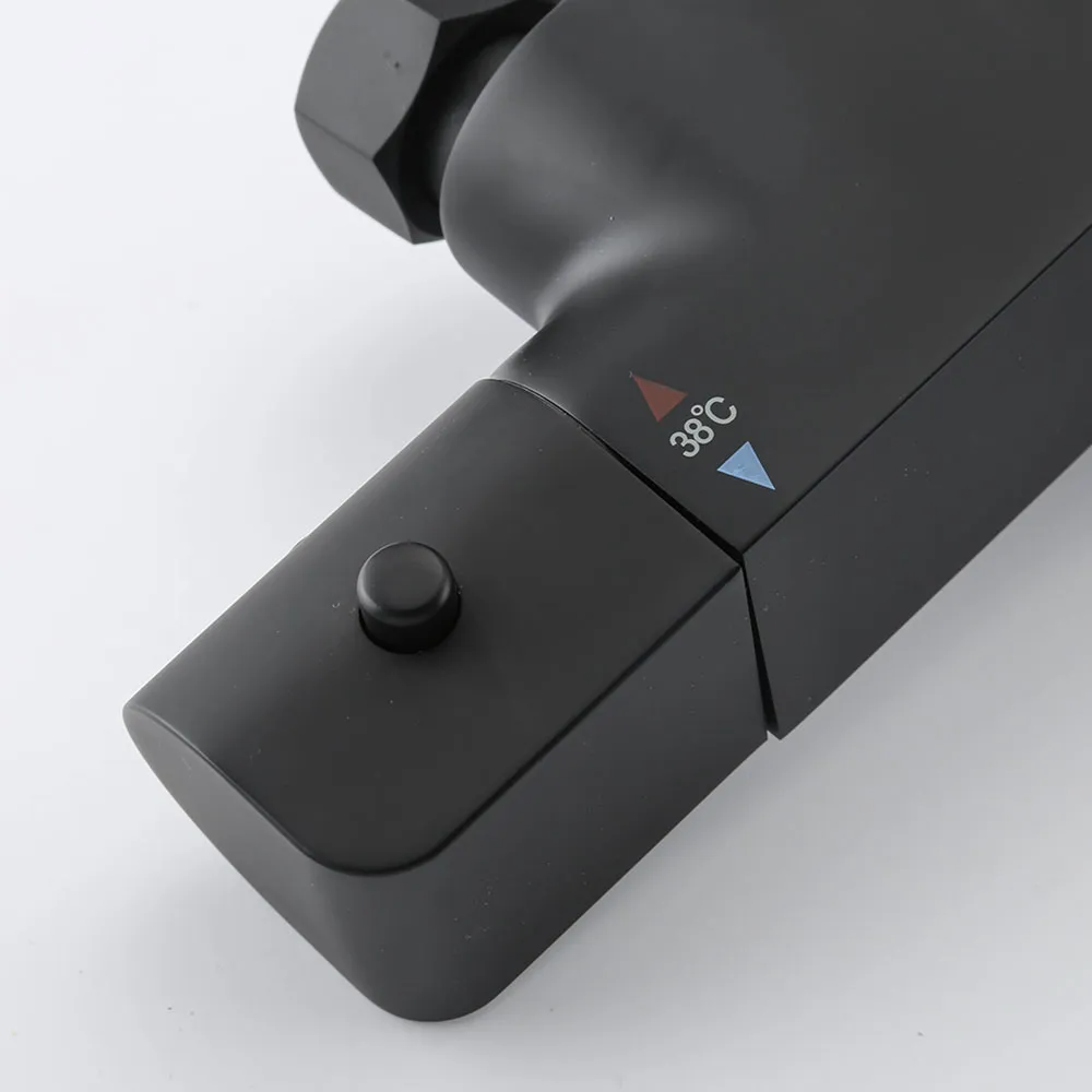 Душевая система с термостатом GAPPO G2407-60, черный