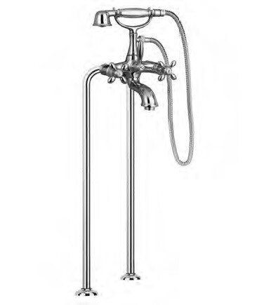 Смеситель для ванны и душа Fima Carlo Frattini Olivia, античная бронза (F5004/4BR)