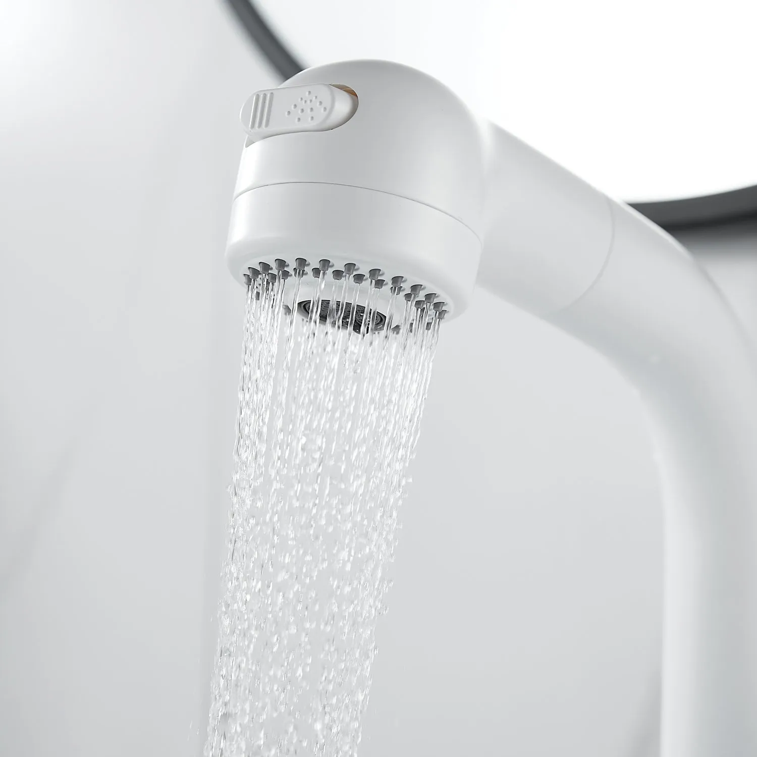 Смеситель для раковины многофункциональный Raffine F291C, белый