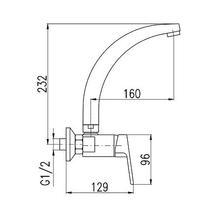 Смеситель универсальный Rav Slezak Colorado CO102.5/3