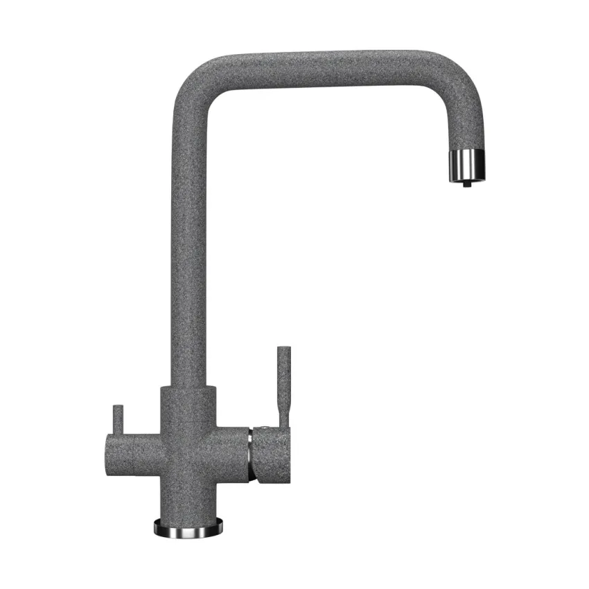 Смеситель для кухни Ulgran U-019-309, темно-серый