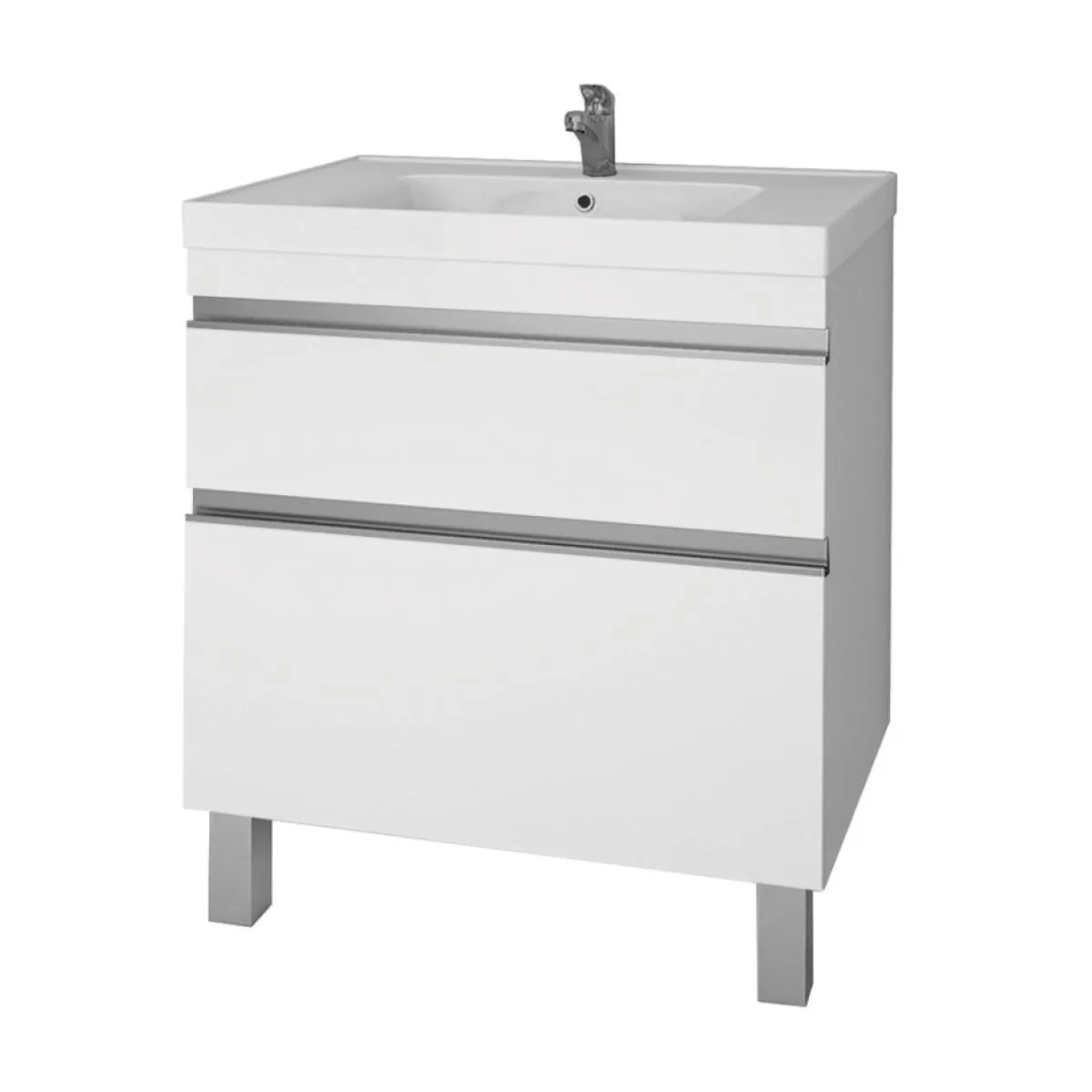 Тумба под раковину подвесная/напольная Dreja Grace Plus 70 см, белый