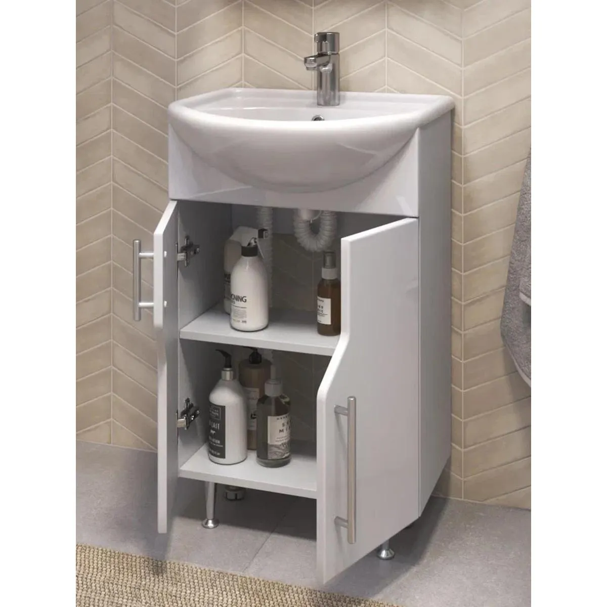 Тумба с раковиной напольная VIGO Turin 224, 50 см