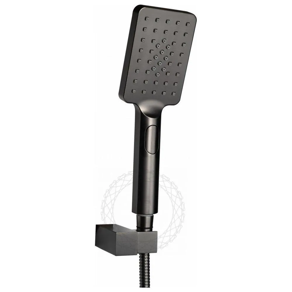 Душевая система встраиваемая FILARETE Waterfall FL1012BG, графит