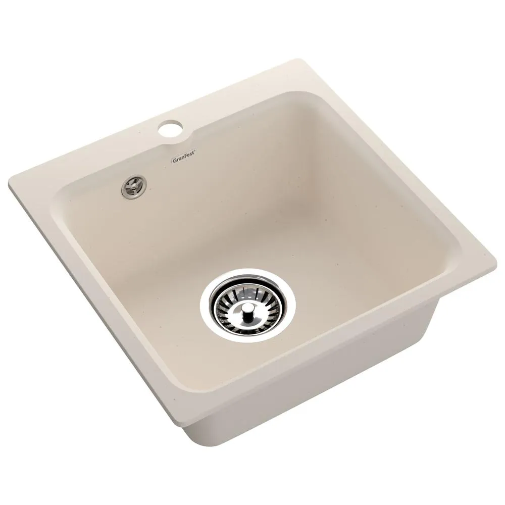 Кухонная мойка GranFest SMART 430, белый