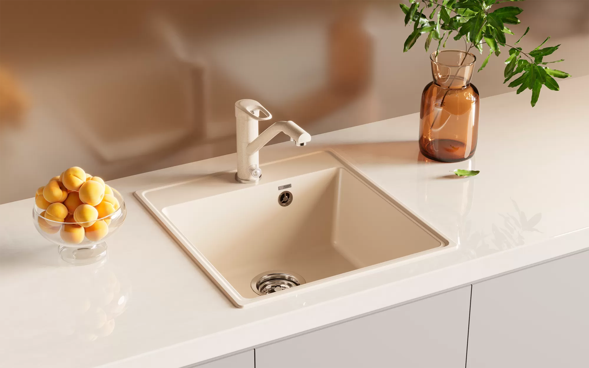 Мойка ULGRAN Quartz уголь (Forte 460-07)