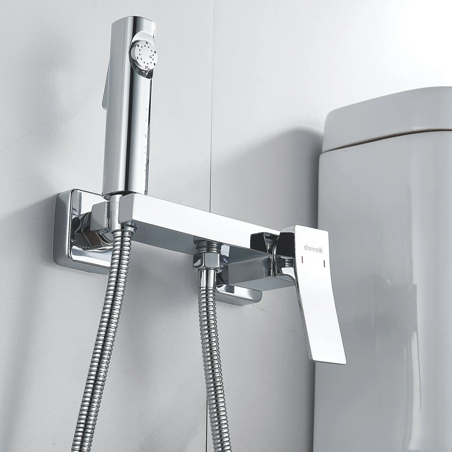 Гигиенический душ со смесителем Shevanik S4005-1, хром