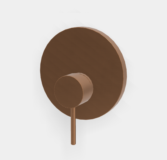 Смеситель для душа Fima Carlo Frattini Spillo Up, на 1 потребитель, брашированная янтарная бронза (F3039E1ZS)