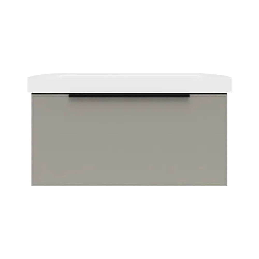 Тумба под раковину подвесная La Fenice SIMPLA FNC-01-SIM-C-80, бежевая