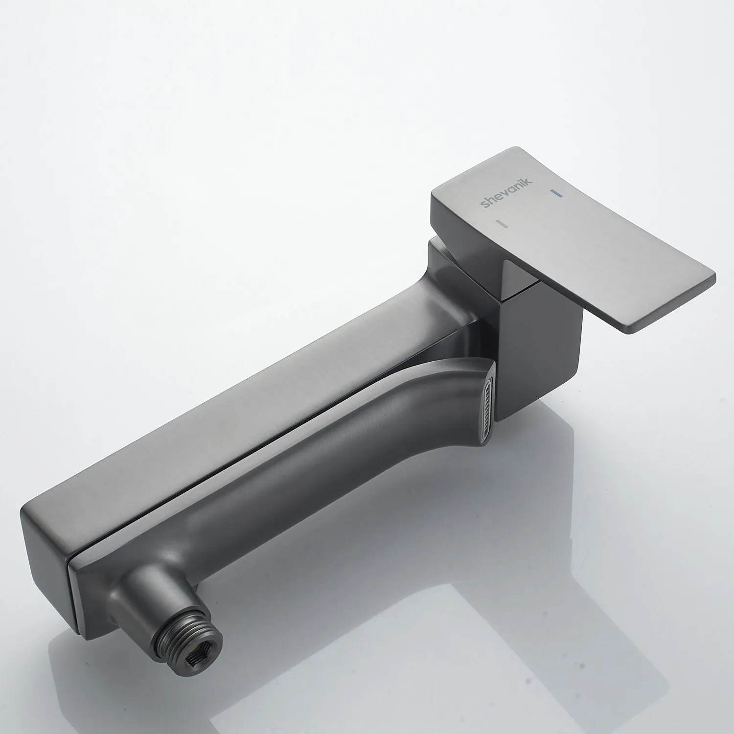 Смеситель для ванны Shevanik S4002T, оружейная сталь