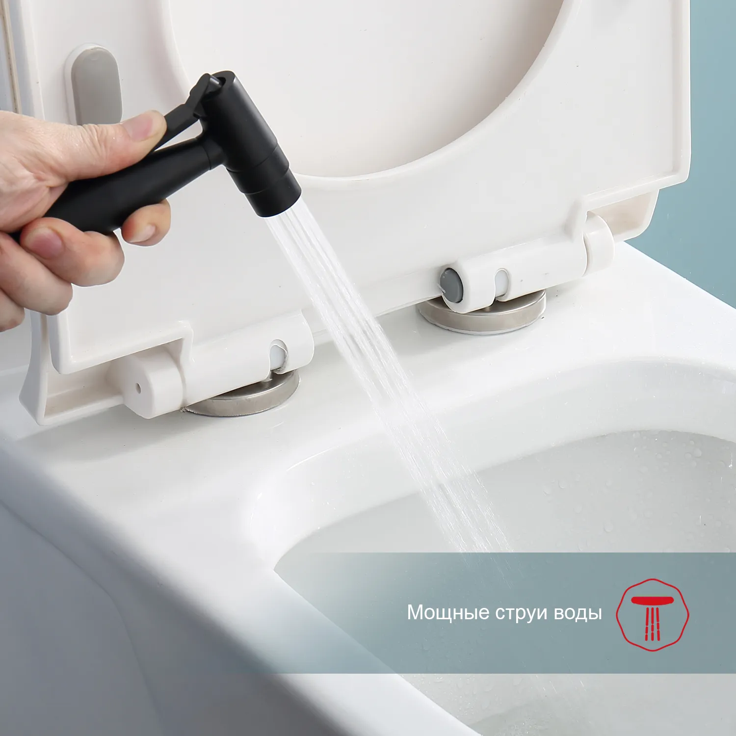 Смеситель Raglo встраиваемый с гигиеническим душем (R20.52.06)