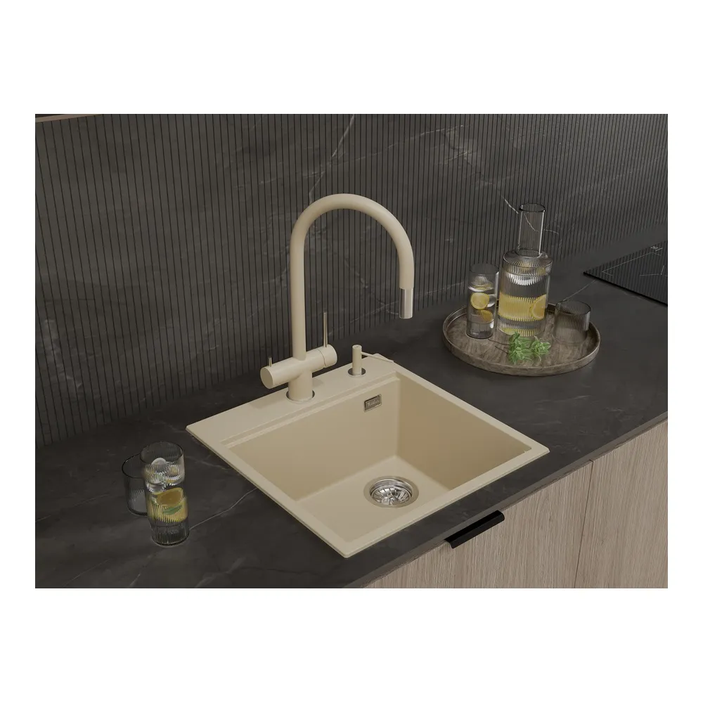 Кухонная мойка Rivelato TESORO TR-505-R темно-бежевый