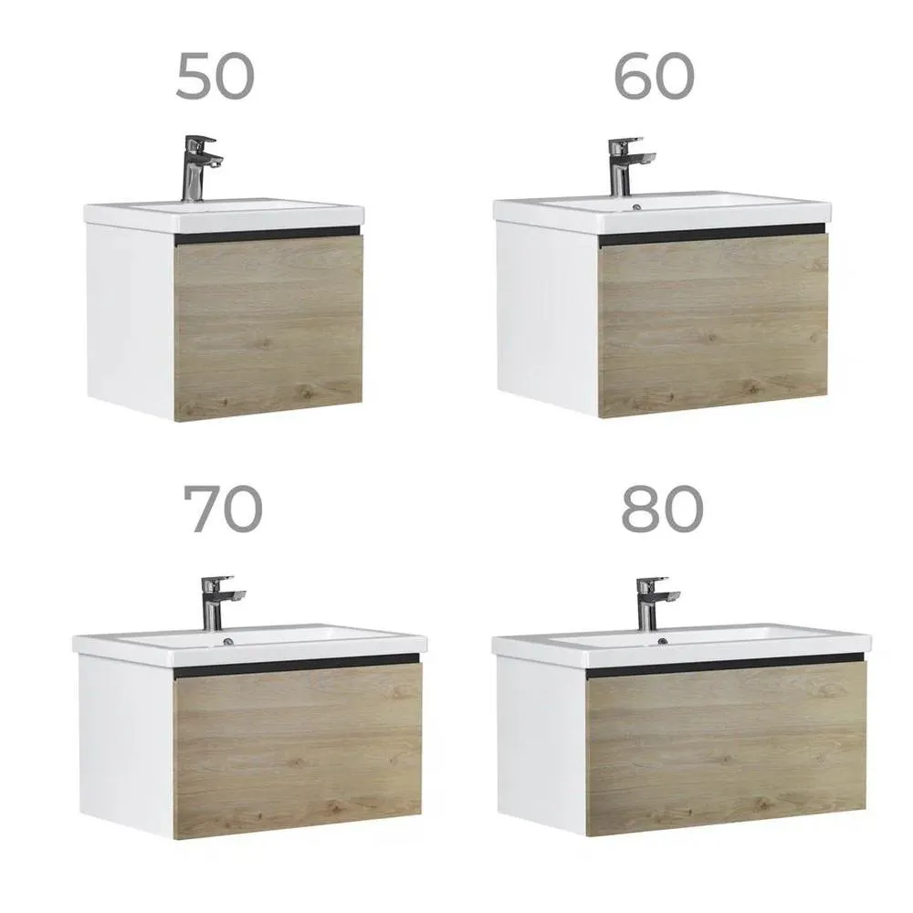 Тумба с раковиной напольная VIGO Cross 403-com, 60 см