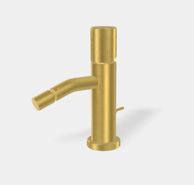 Смеситель для биде Fima Carlo Frattini Switch ON, золото брашированное (F3032XSPOS)