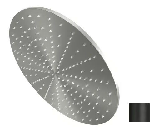 Верхний душ Quadro design 300х300, золото черное (SF041 ON)