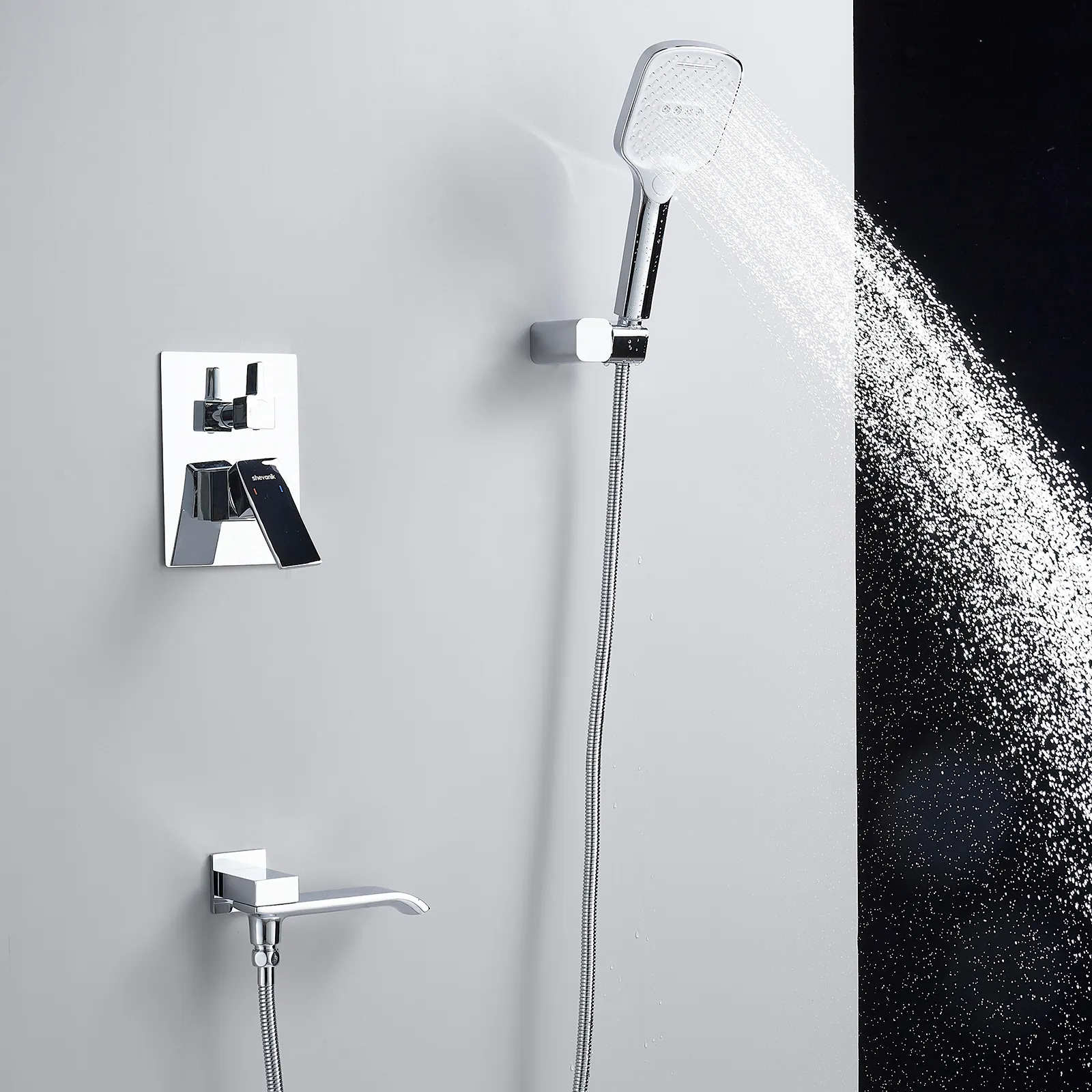 Душевая система встраиваемая Shevanik S4035, хром