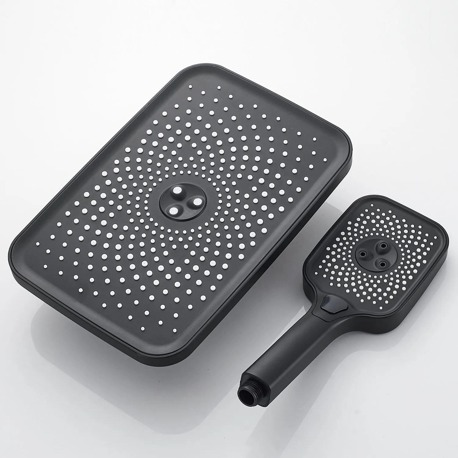 Душевая система Shevanik S9636T, оружейная сталь