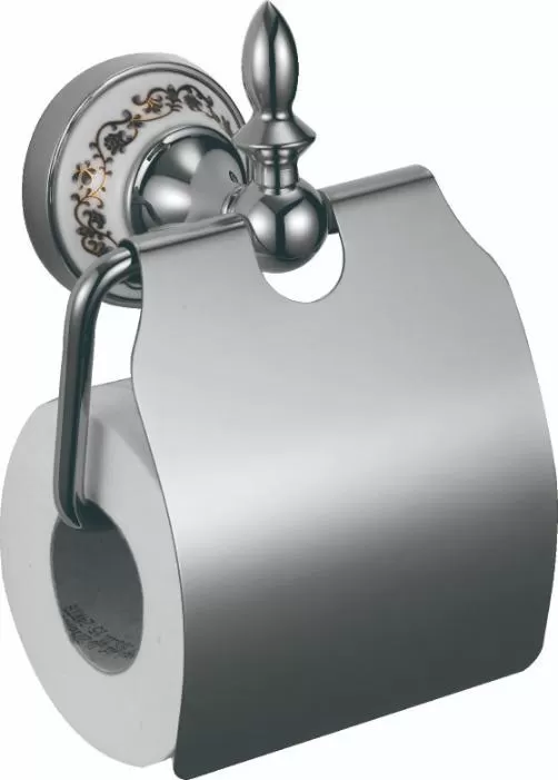 Держатель для туалетной бумаги с крышкой Savol 68а (S-06851A)