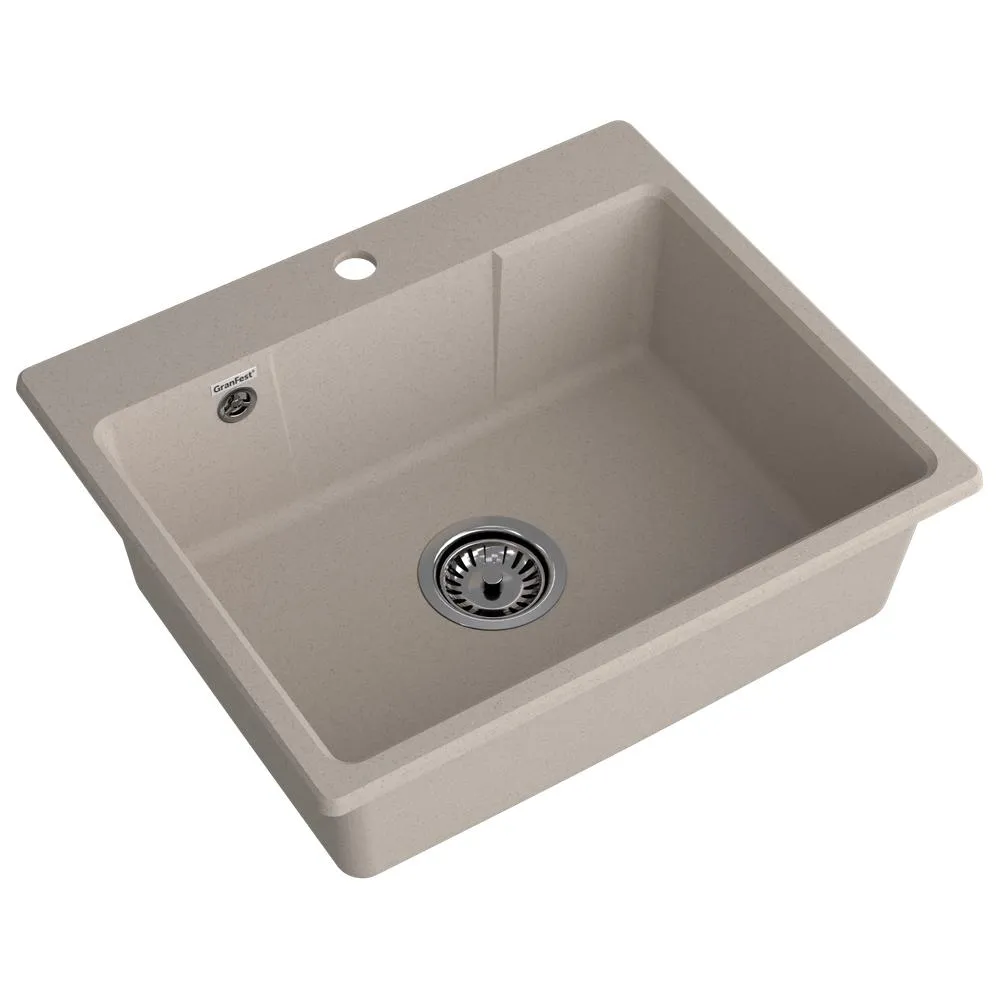 Кухонная мойка GranFest URBAN 658, песочный