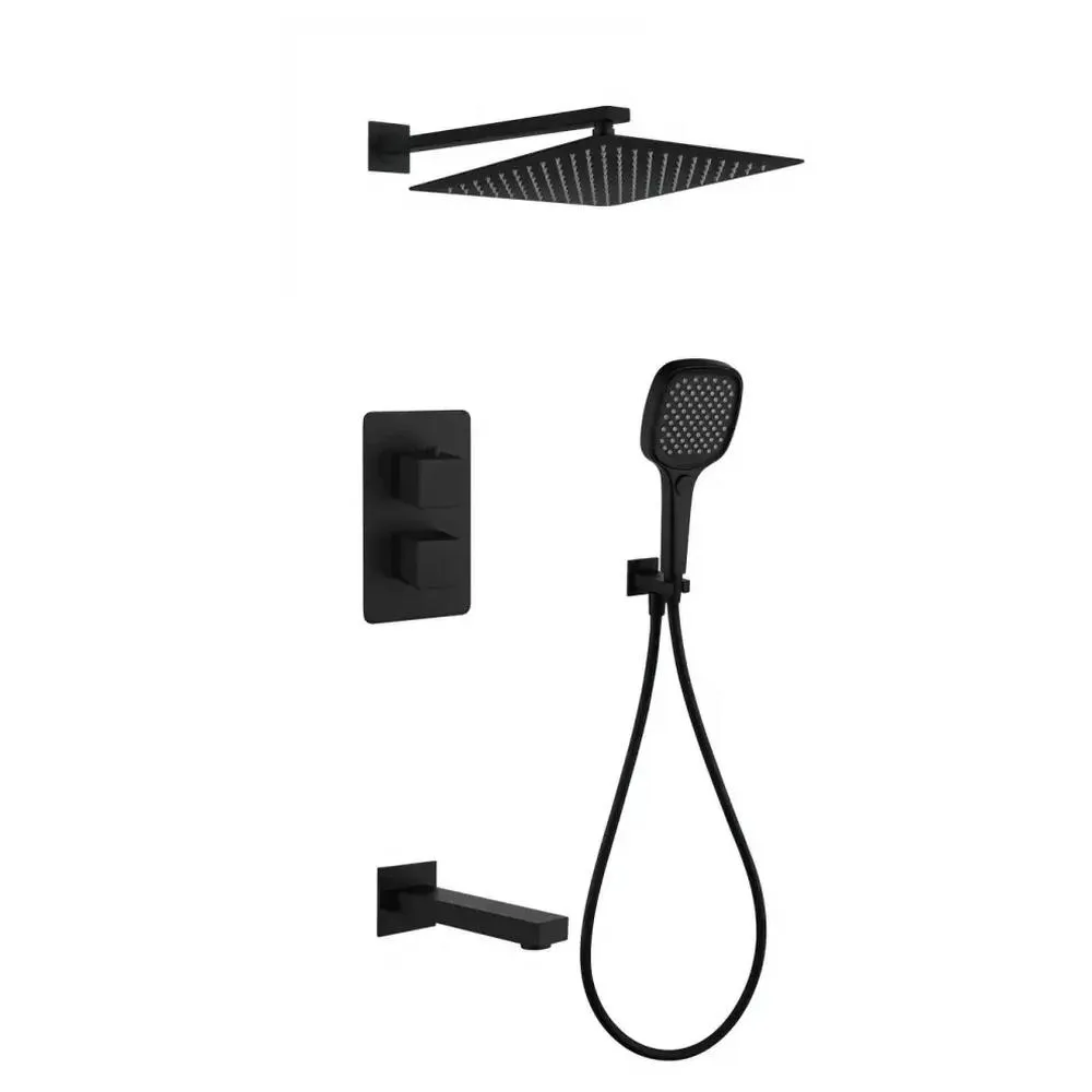 Душевая система встраиваемая Grocenberg GB5050BL, черный