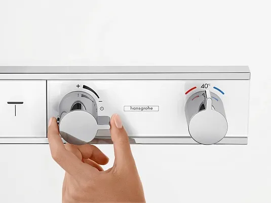 15357000S Set HG RainSelect термостатический смеситель для душа (15357000+15312180)