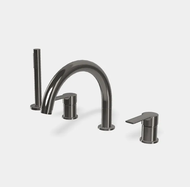 Смеситель для ванны Fima Carlo Frattini Mast, черный хром (F3144NCN)