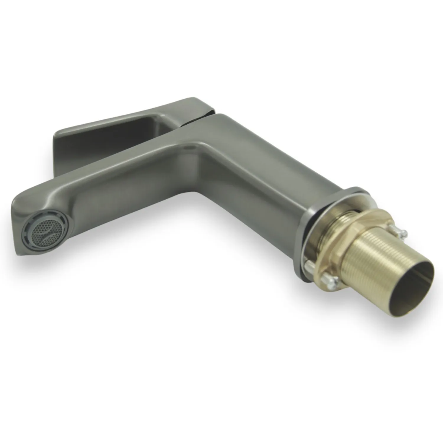 Смеситель для раковины Maretti Alessia AS32RF792, оружейная сталь