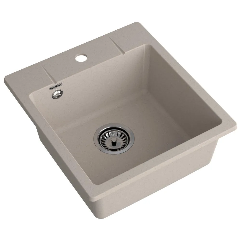 Кухонная мойка GranFest URBAN 245, песочный