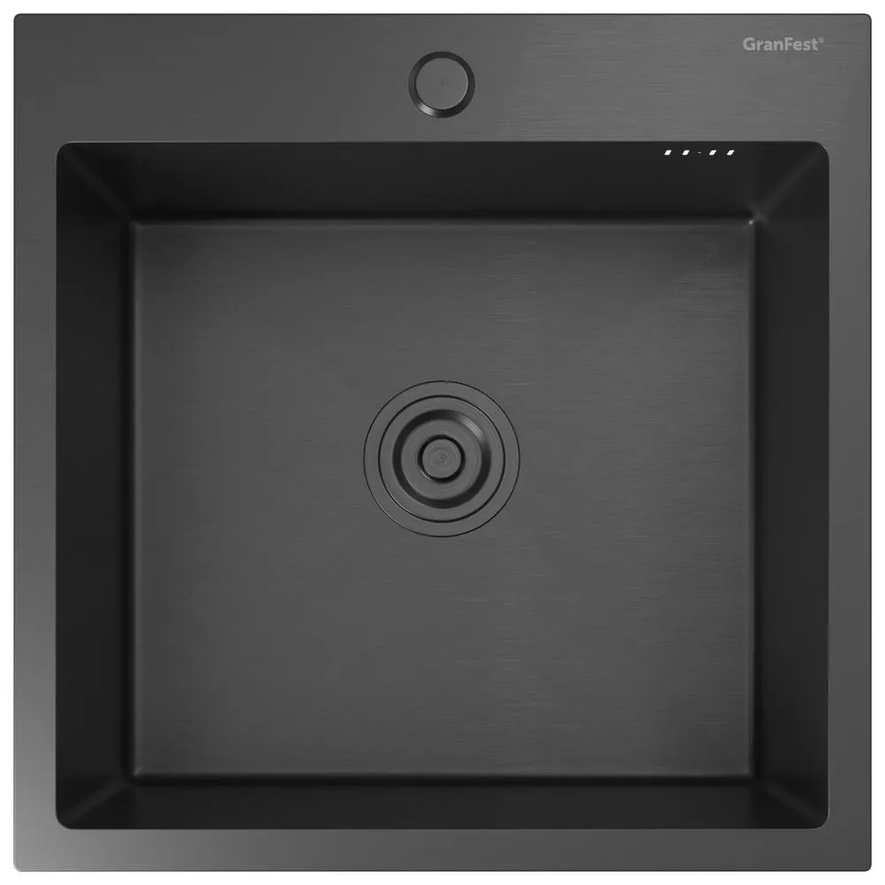 Кухонная мойка GranFest 5050, графит